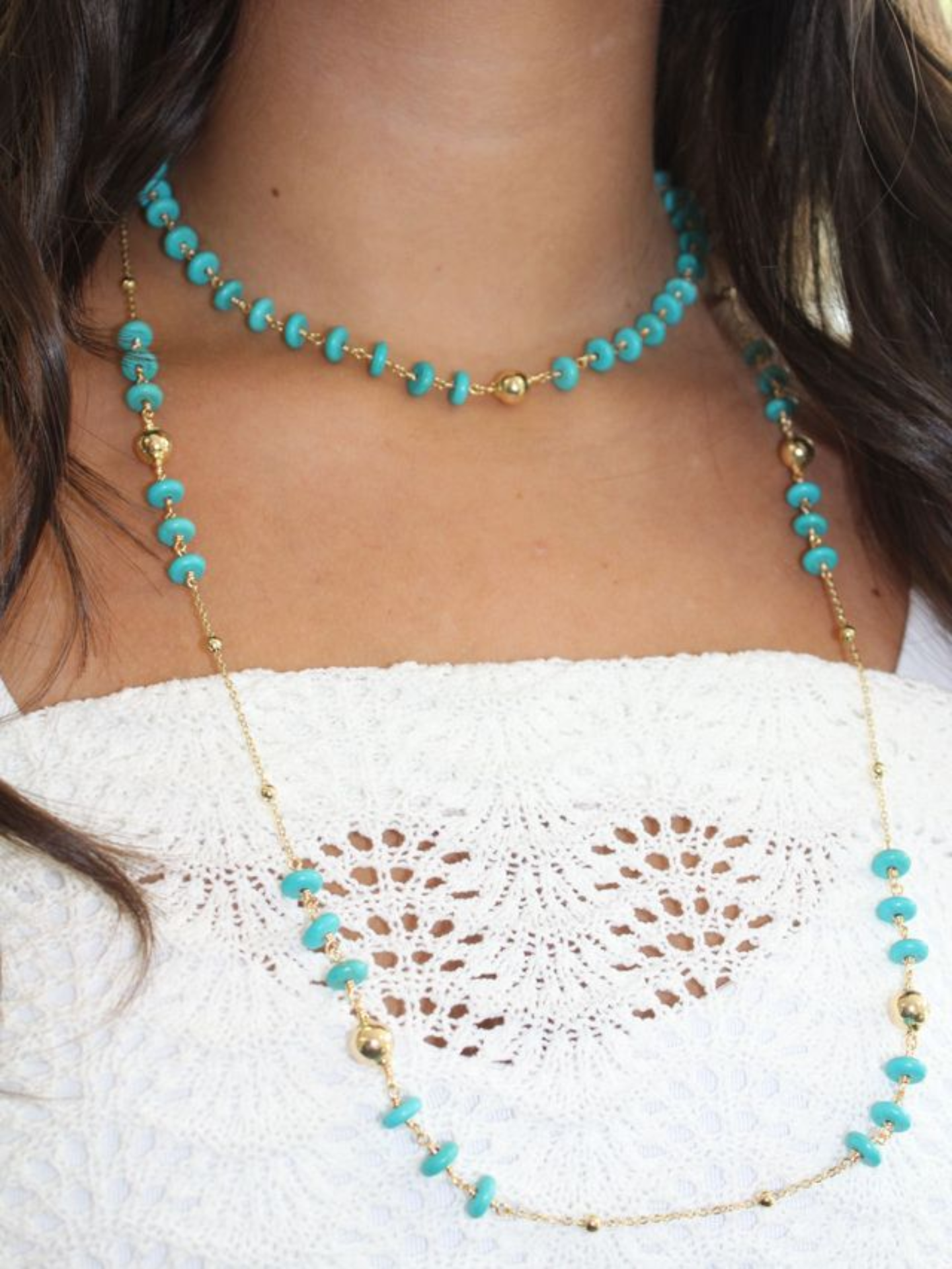 Onda Short Necklace | Grain of Sand by Aneth Handcrafted Jewelry