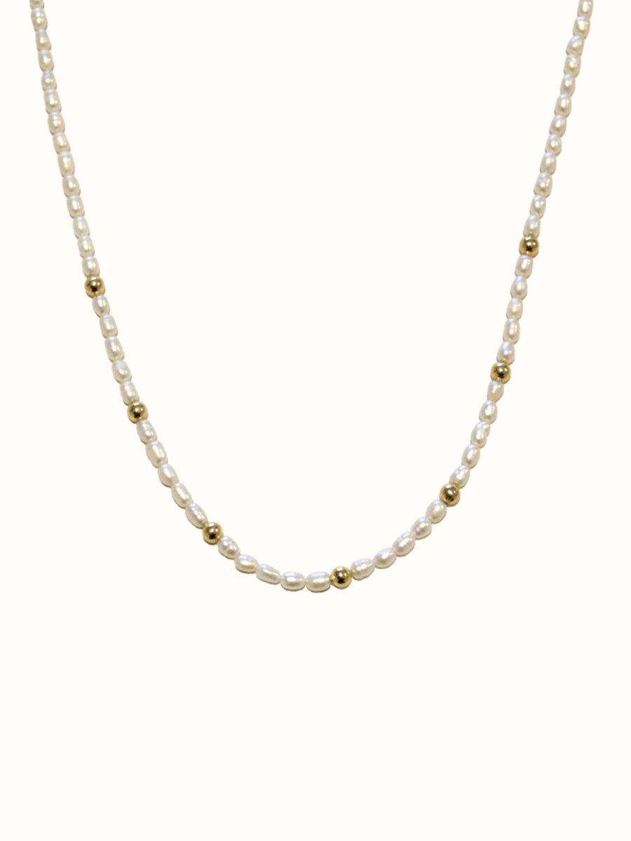 Dainty Pearl Necklace - Credible Jewels