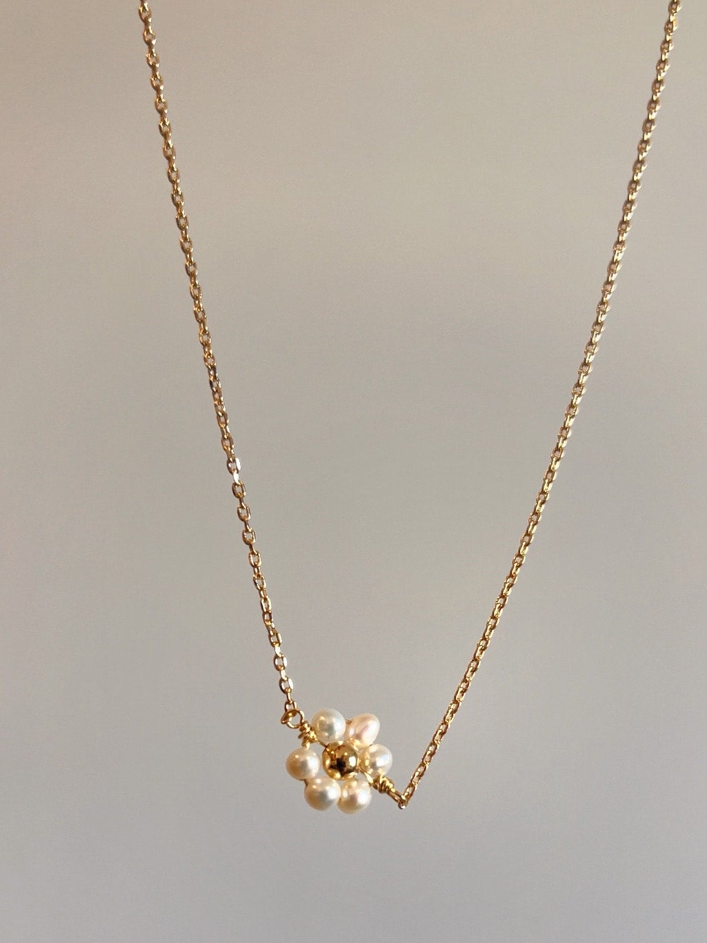 Jersey Pearl - Blossom Pearl Flower Necklace